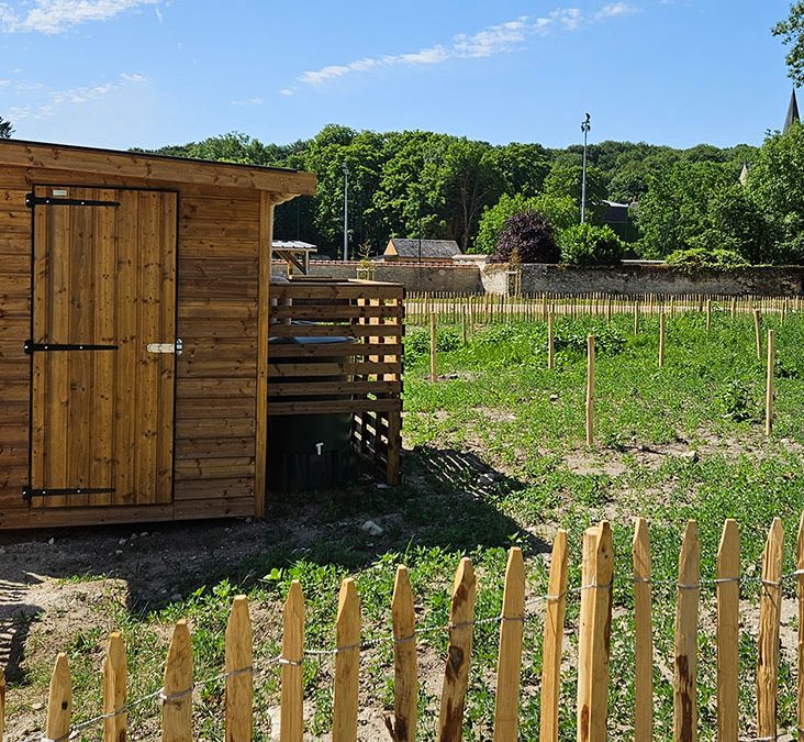 Des jardins sont disponibles à l’espace des Tanneries !